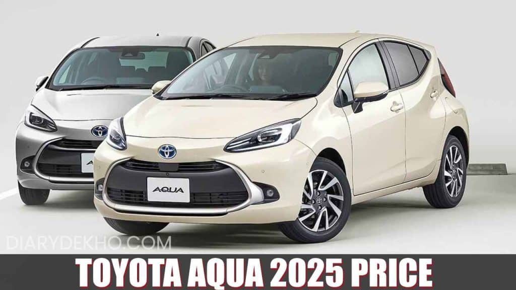 Toyota aqua 2025 price